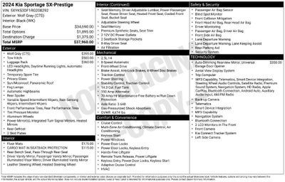 2024 Kia Sportage SX-Prestige