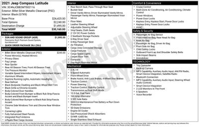 2021 Jeep Compass Latitude