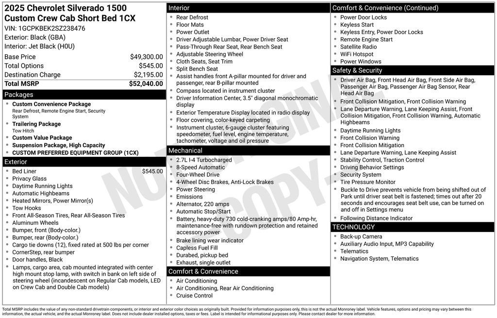 2025 Chevrolet Silverado 1500 Base