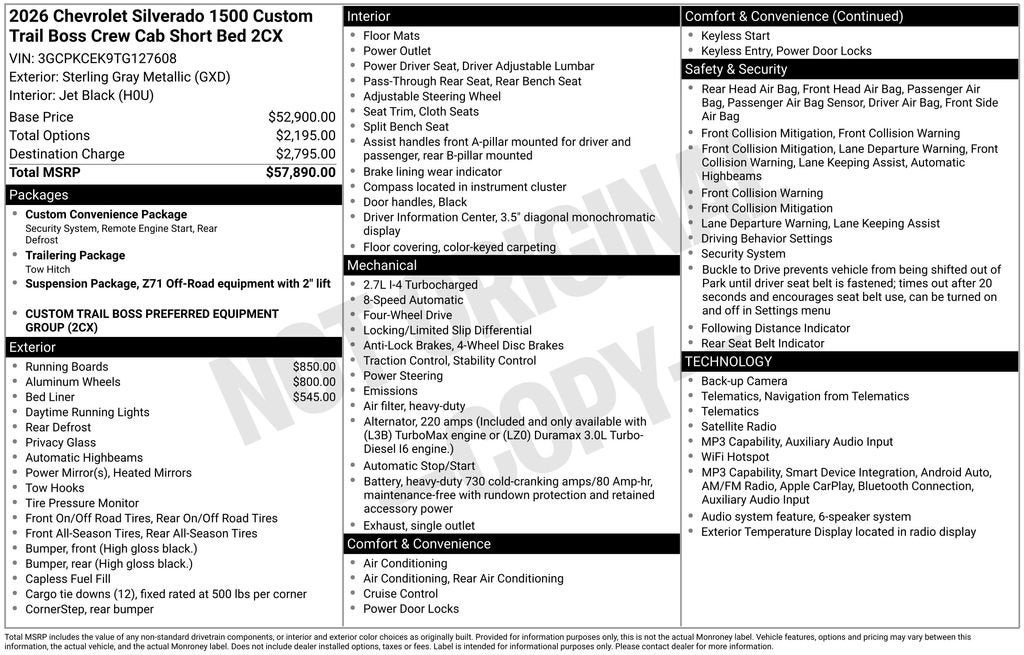 2026 Chevrolet Silverado 1500 Base