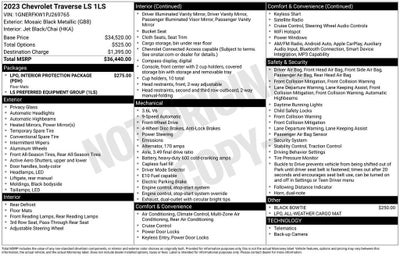 2023 Chevrolet Traverse LS